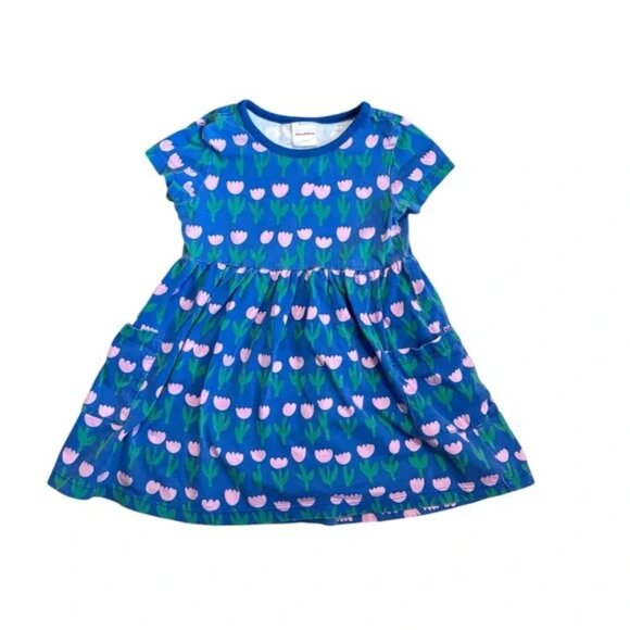 Bundle of 2 Adorable Hanna Andersson Little Girl's Casual Dresses - Picture 4 of 10